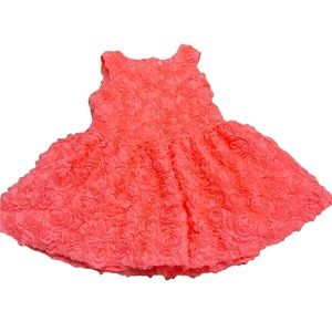 Cherokee Coral Floral Kids Formal Dress
